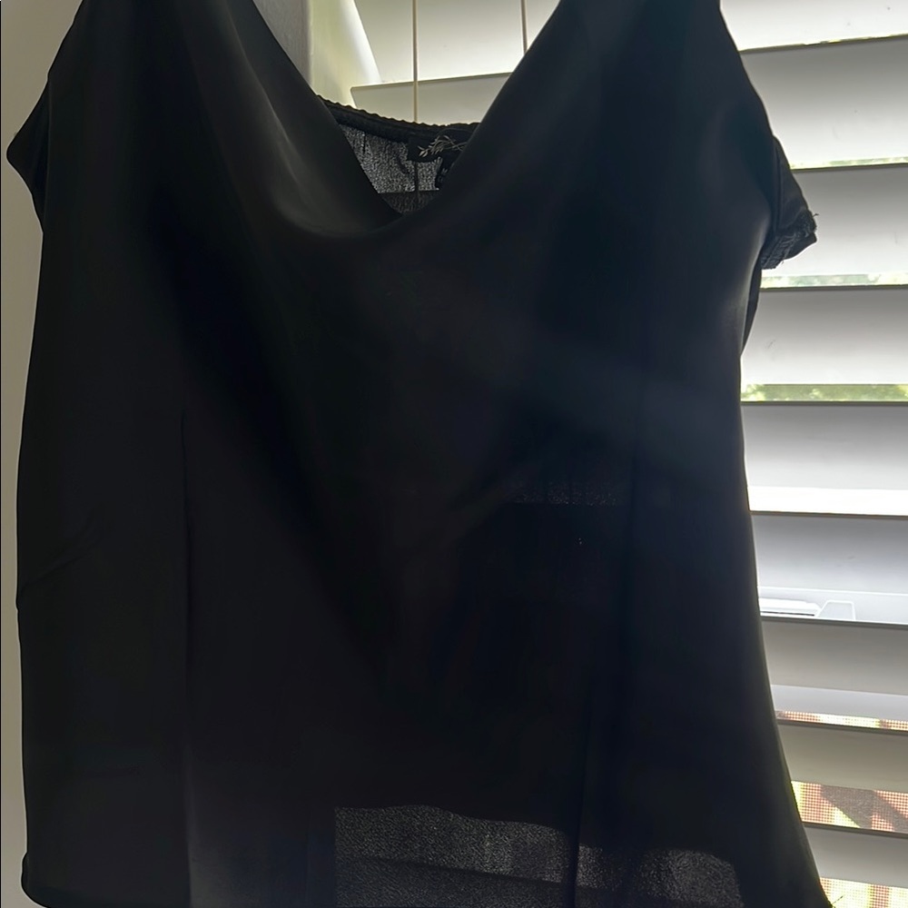 Elegant Black Women's Top